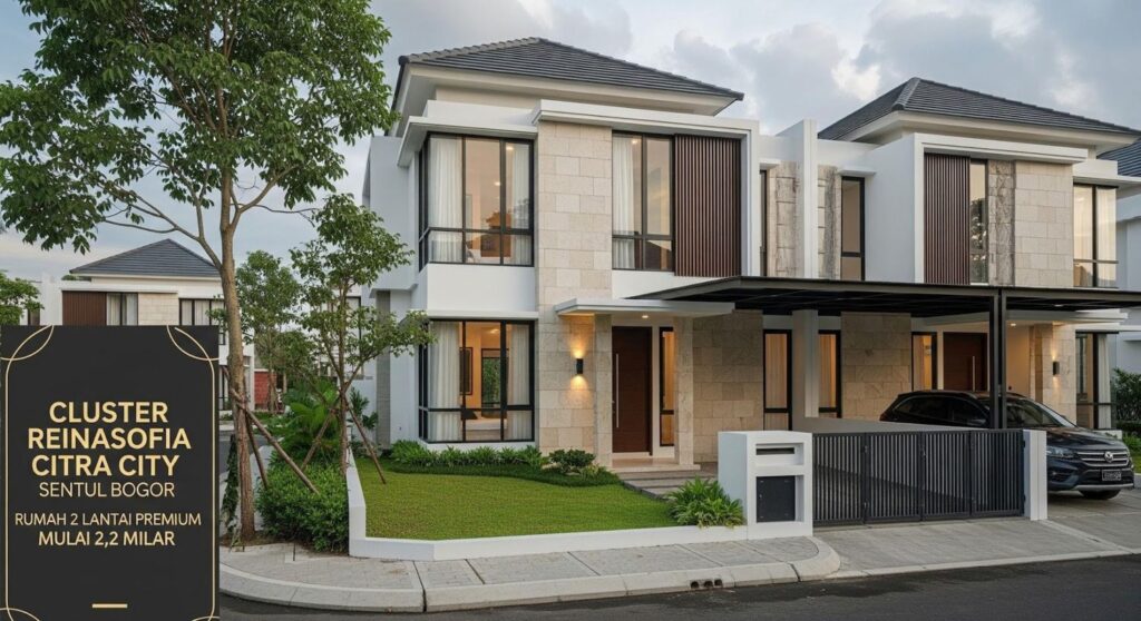 Cluster Reinasofia Citra City Sentul Bogor: Rumah 2 Lantai Premium Mulai 2,2 Miliar
