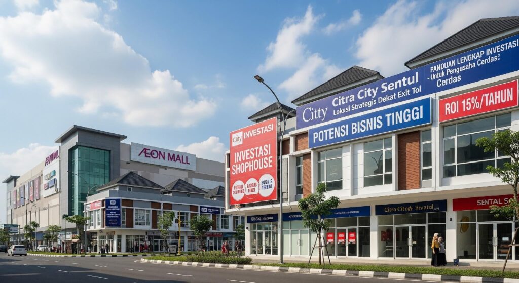 Area Komersial Citra City Sentul: Potensi Usaha dan Shophouse Terbaik